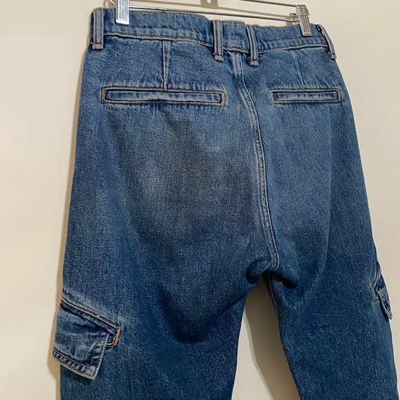 Vince. Cropped denim cargo pants - Picture 4 of 6